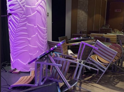 Pánico en el mar: el video del temporal que sacudió a un crucero de lujo | Internacionales