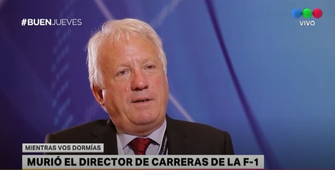 Murió el director de las carreras de Fórmula 1 | Deportes