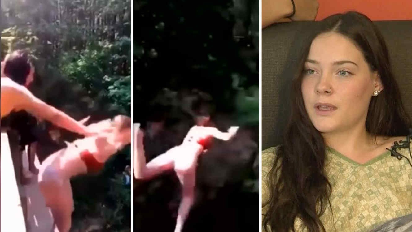 Video: tiró a su amiga de un puente y ahora se declaró culpable | Internacionales