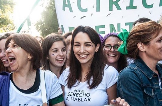 Thelma Fardin pidió que los delitos sexuales no prescriban y homenajeó a Eva Perón | Espectáculos