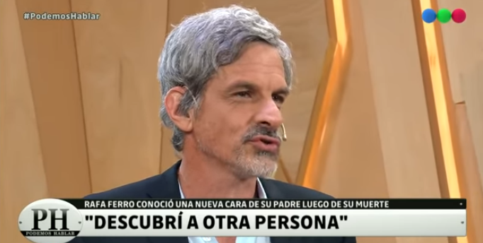 Rafael Ferro contó cómo descubrió la doble vida de su papá: "Se me cayó mi ídolo" | Espectáculos