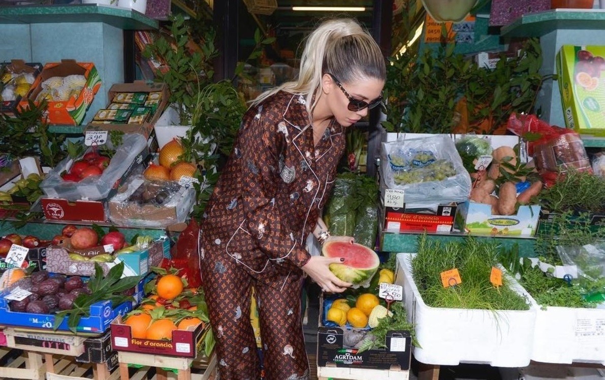 Wanda Nara va a la verdulería con un pijama millonario | Espectáculos