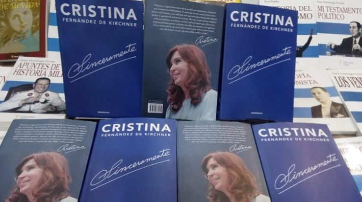 Cristina Kirchner presentará "Sinceramente" mañana en la Feria del Libro | Política