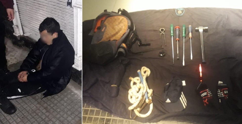 Detuvieron a tres "hombres araña" cuando intentaban robar en una casa en Villa Urquiza | Actualidad