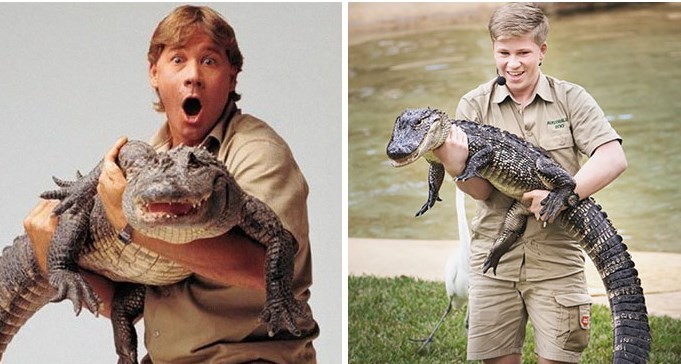 Fotos: el impactante parecido del hijo del "Cazador de cocodrilos" y su padre | Espectáculos