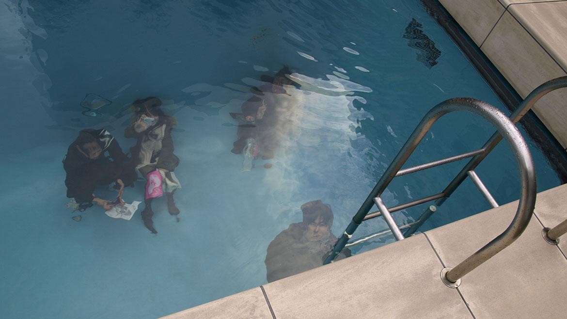 La pileta que no moja, en el MALBA | Curiosidades