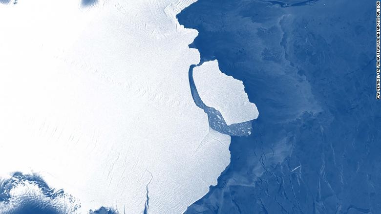 Un enorme iceberg se desprendió de la Antártida | Internacionales