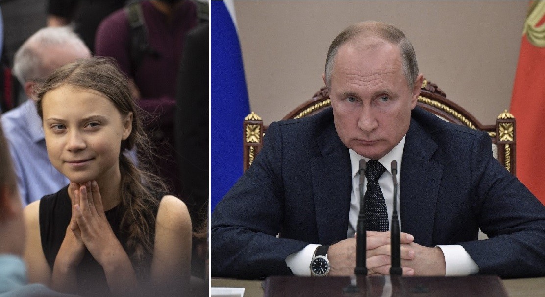 Putin llamó a Greta Thunberg "gentil adolescente pero mal informada" y así se burló ella | Internacionales