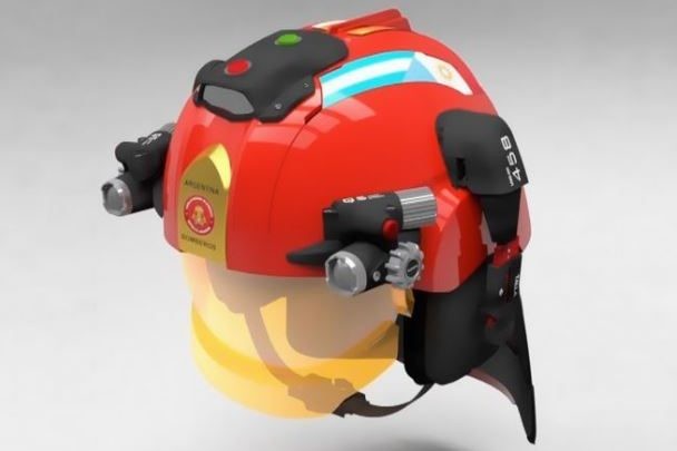 Así es el “casco del futuro” para los bomberos cordobeses | Curiosidades