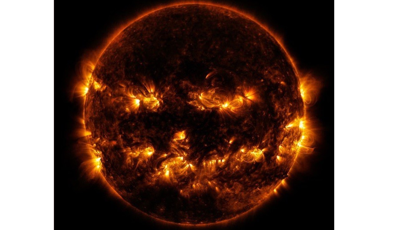 Impactante foto de la NASA: el Sol de "Halloween" | Redes