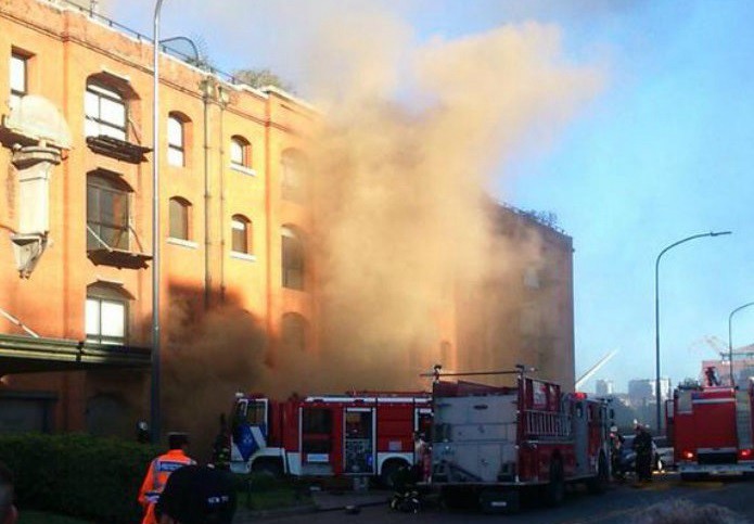 Se incendió un restaurante de Puerto Madero | Actualidad