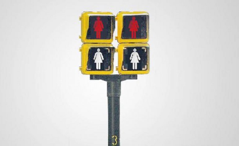 Instalan el primer semáforo peatonal igualitario del país | Actualidad