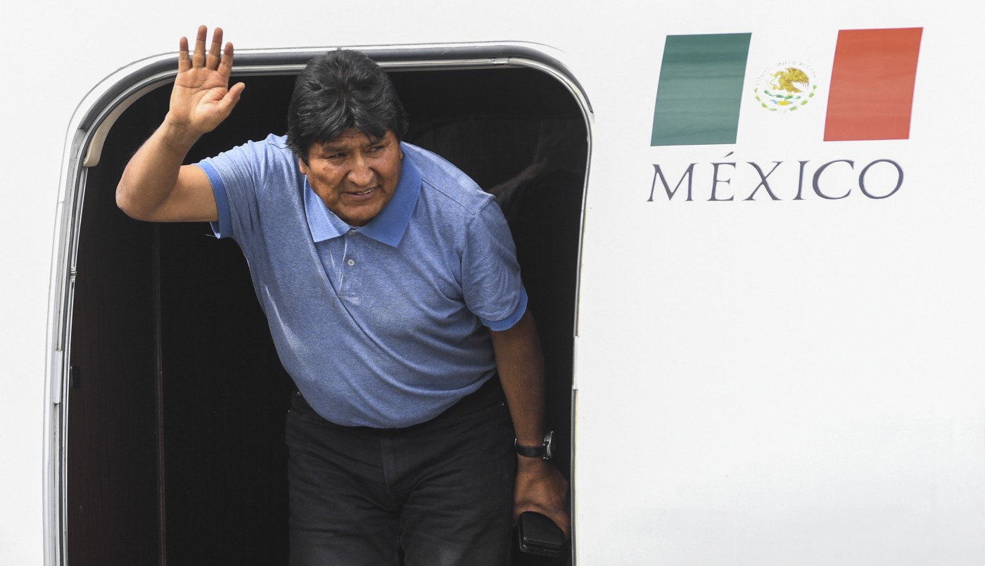 Evo Morales llegó a México como asilado político | Internacionales