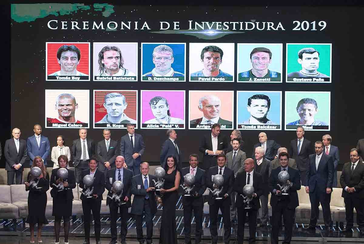 Gabriel Batistuta y Javier Zanetti entraron al Salón de la Fama del Fútbol | Deportes