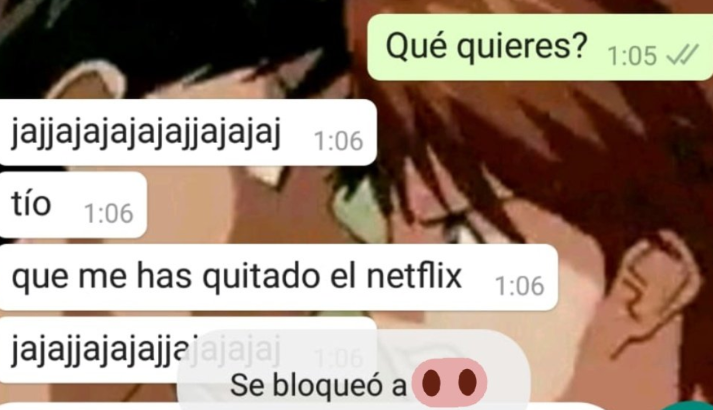 Su ex le mandó un WhatsApp para pedirle la contraseña de Netflix y se volvió viral | Redes