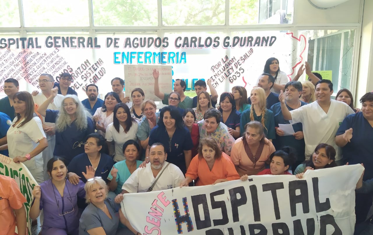 Paran los enfermeros del Hospital Durand | Actualidad