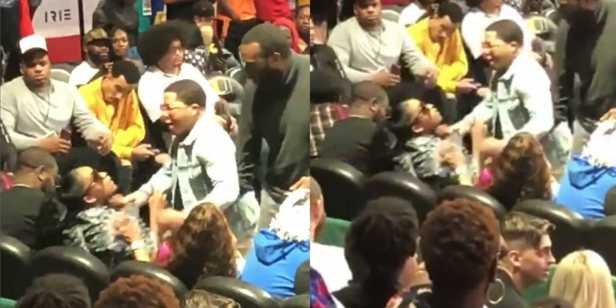 Video escándalo; un boxeador agarró del cuello a la madre de su hijo en público | Internacionales