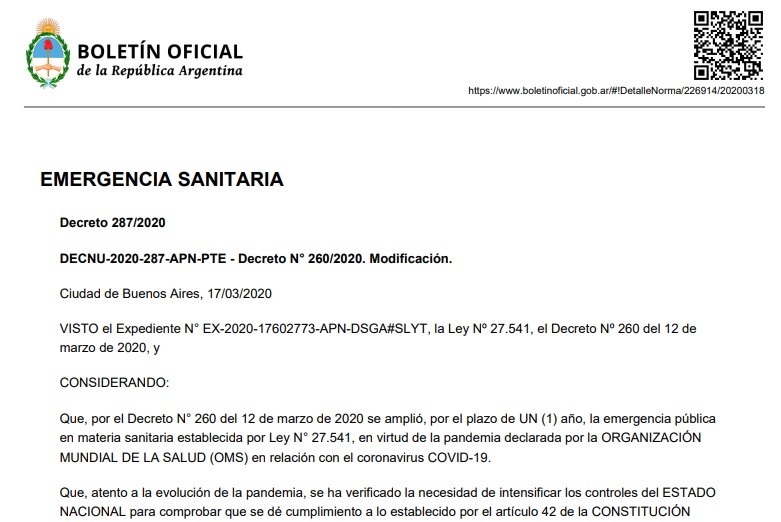 Investigan distribución de un falso decreto de cuarentena que circuló en redes | Política