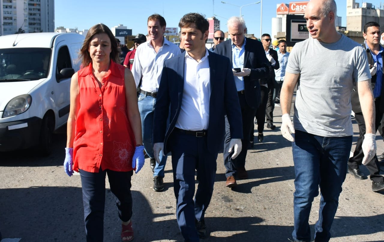 Larreta, Kicillof y Frederic supervisan los controles en el aislamiento obligatorio | Política