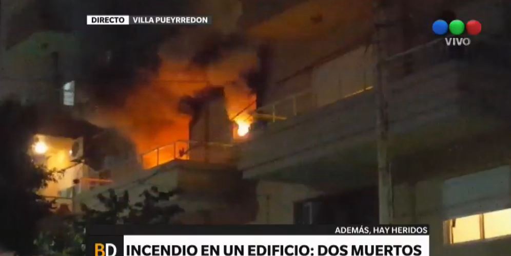 Incendio en un edificio de Villa Pueyrredón: un muerto y heridos graves | Actualidad