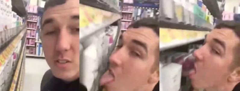 Coronavirus: arrestaron a un joven que lamió productos en un supermercado | Redes