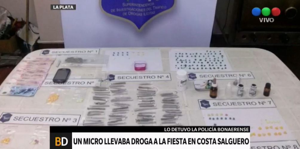 Detuvieron un micro escolar que iba a la fiesta Time Warp con éxtasis, cocaína y marihuana | Actualidad