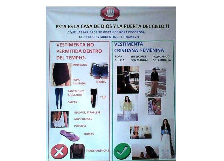 Cura que prohibió calzas, minifaldas y escotes en la iglesia dijo que así la mujer "está excitando" | Actualidad