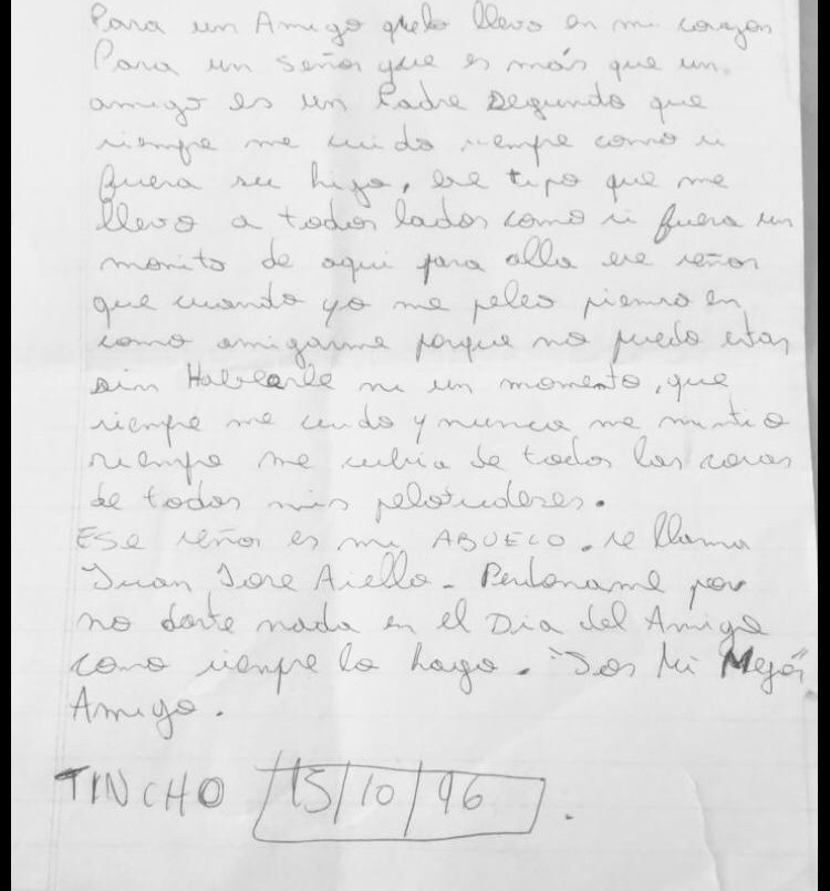 Tesoro de cuarentena: Un médico encontró la carta que le escribió a su abuelo hace 24 años | Redes