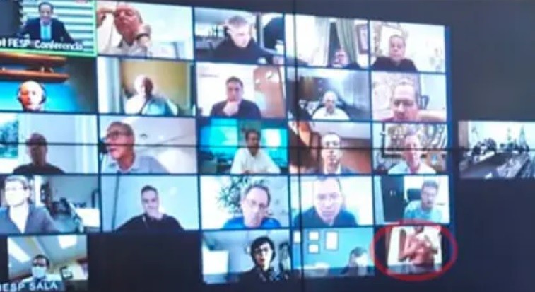 "Lo vimos desafortunadamente": apareció desnudo en una videoconferencia de Bolsonaro | Internacionales