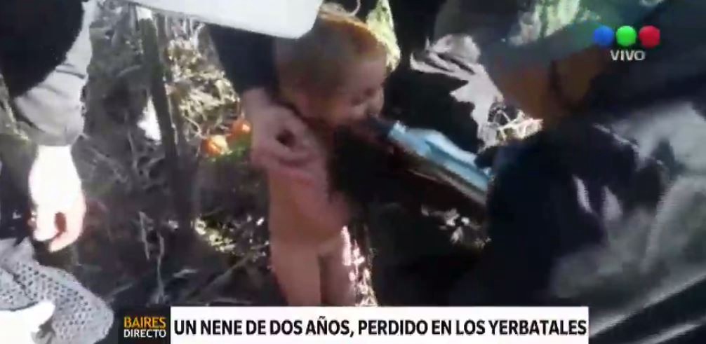 Un niño de 2 años estuvo perdido dos días en yerbatales de Misiones | Actualidad