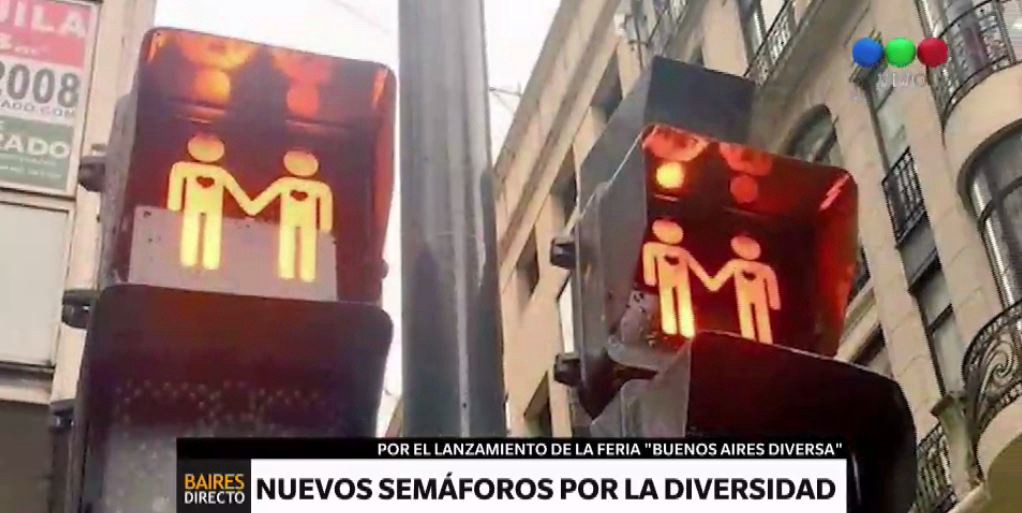 Buenos Aires incorporó semáforos por la diversidad | Actualidad