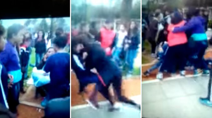 Batalla campal entre chicas en un parque de Pilar | Actualidad