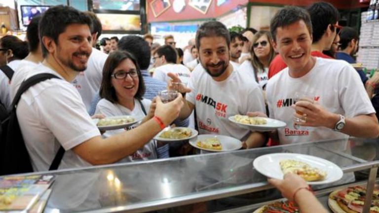Unas 500 personas participaron de la maratón de los fanáticos de la pizza | Actualidad
