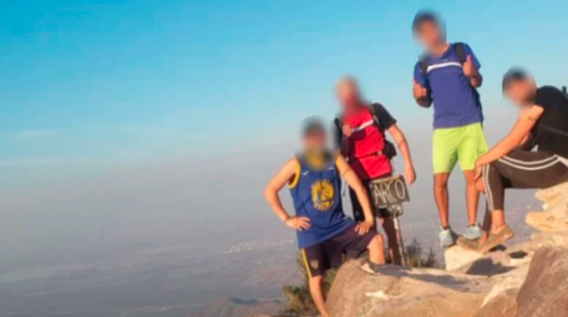 Triste viral: cuatro amigos dejaron pintadas en las rocas de un cerro mendocino | Redes