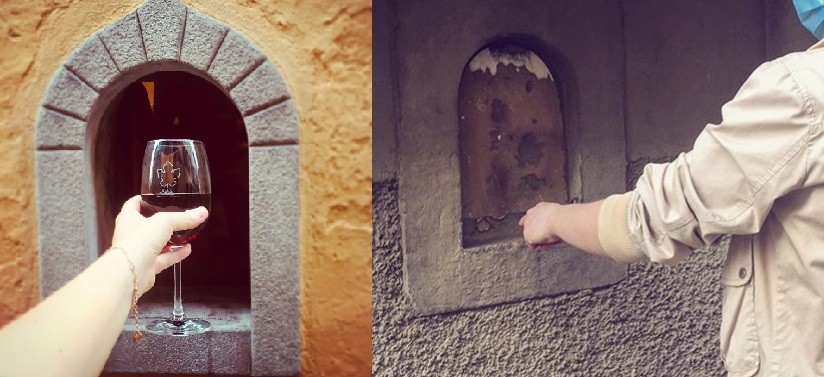 Por el coronavirus, vuelven las "ventanas del vino" usadas durante la peste bubónica | Internacionales
