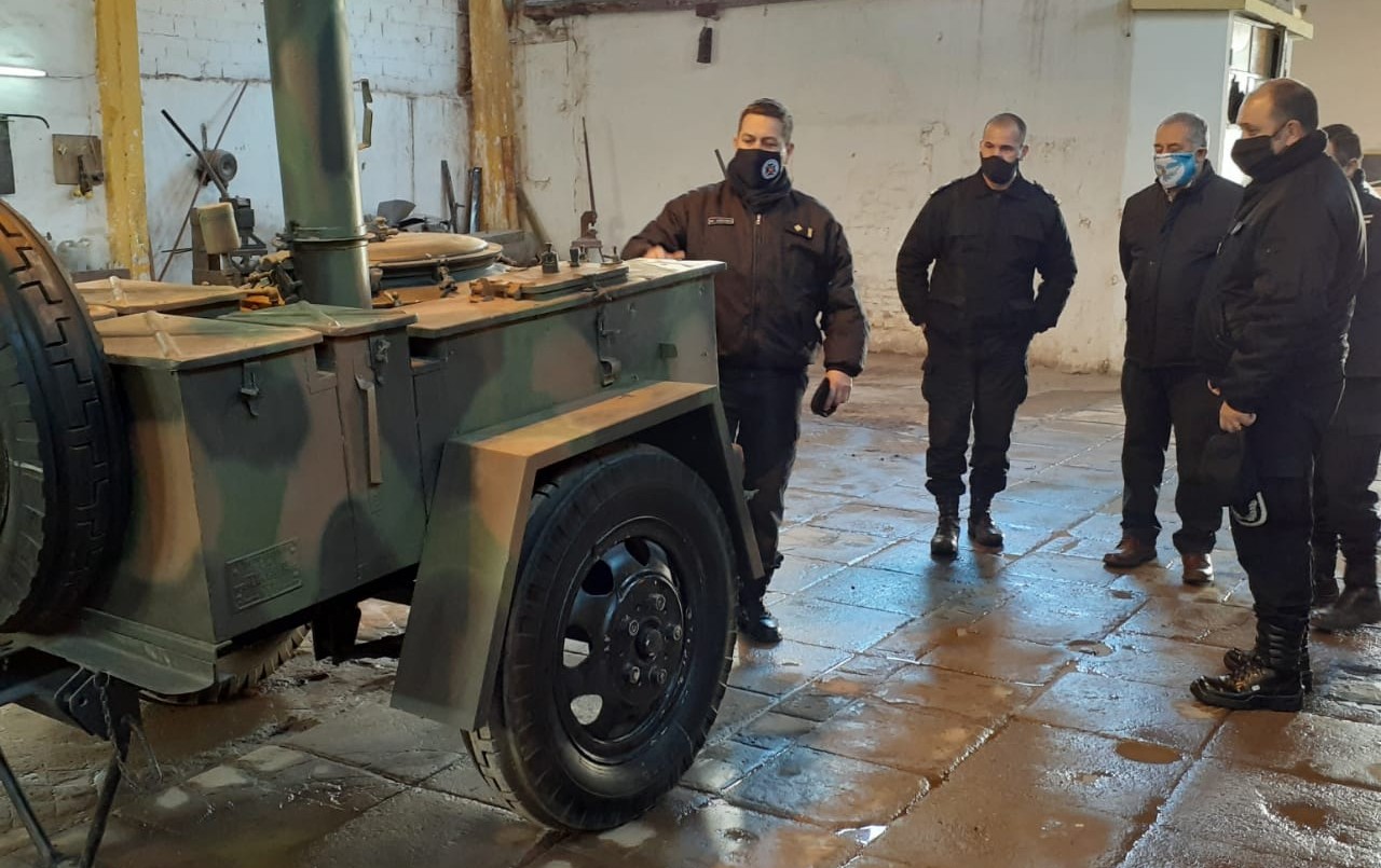 Privados de libertad pusieron en valor a "La Morocha", una antigua cocina de campaña para un centro de Veteranos y Ex Combatientes de Malvinas | Actualidad