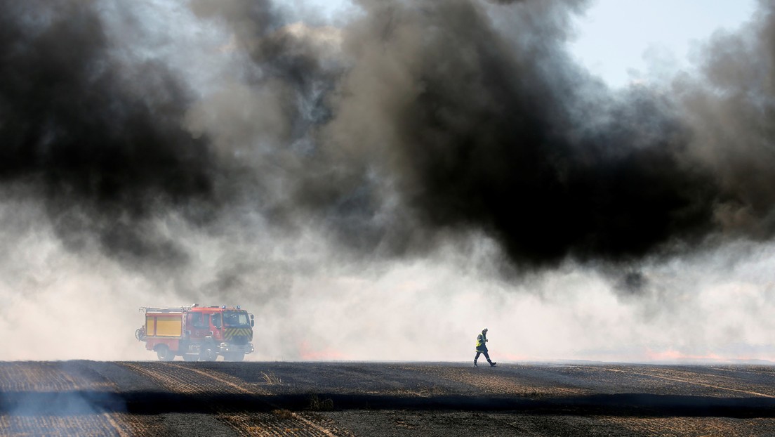 Llevaba en el auto un horno para pizza con brasas y provocó un incendio en la ruta | Curiosidades
