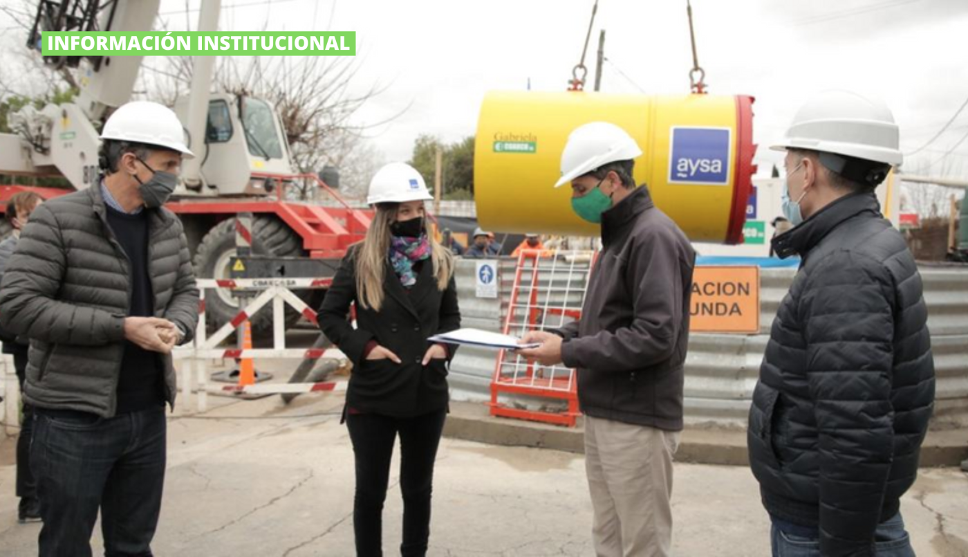 AySA inauguró una red de agua potable en Esteban Echeverría | Política