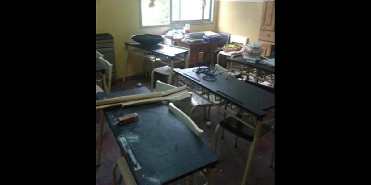 Asaltaron una escuela, se llevaron hasta las viandas de comida y dejaron un mensaje | Actualidad