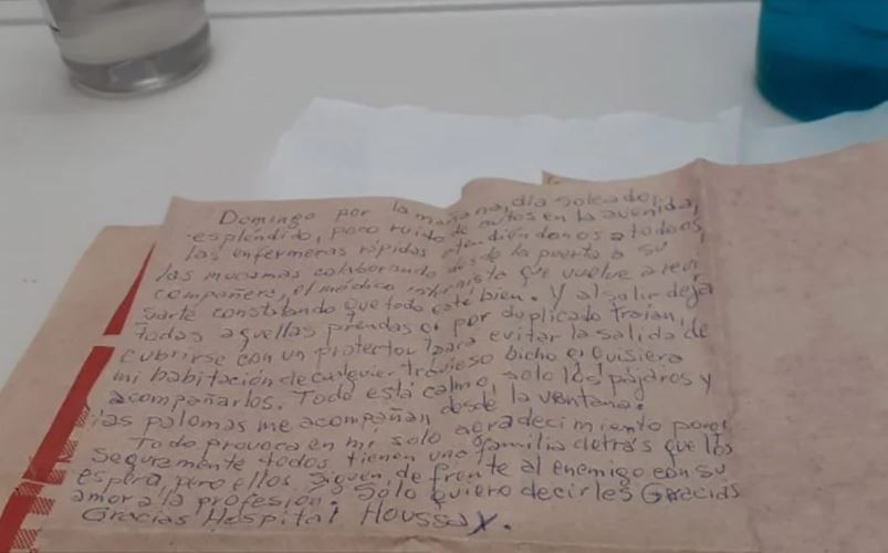 Está internada con Covid y prepara un libro para agradecer al personal de salud | Actualidad