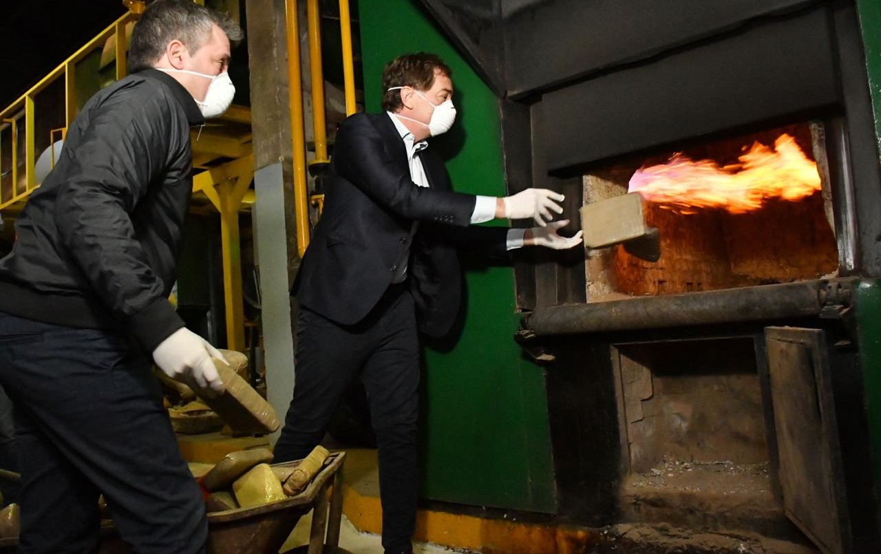 Santilli, D'Alessandro y Berard participaron de la quema de más de 2.000 kilos de marihuana | Actualidad