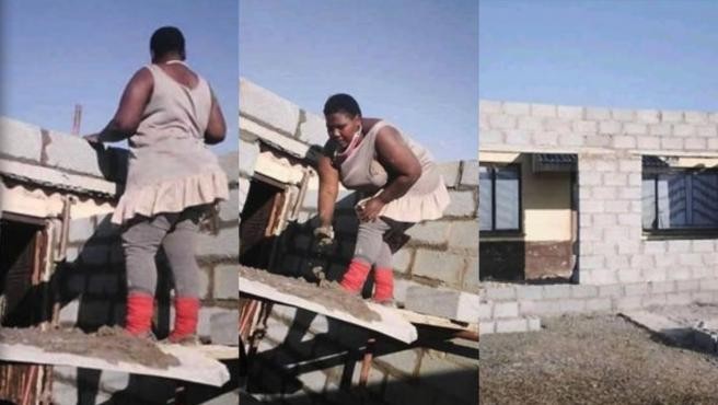 La joven que se convirtió en viral por construir su casa sola y con sus propias manos | Internacionales