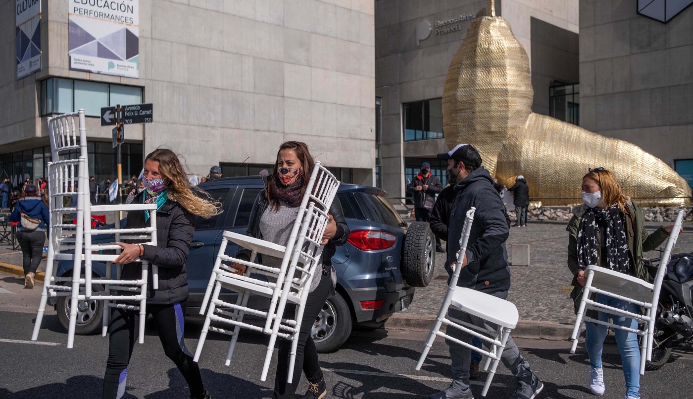 Mar del Plata: trabajadores gastronómicos protestan en reclamo de una habilitación | Actualidad