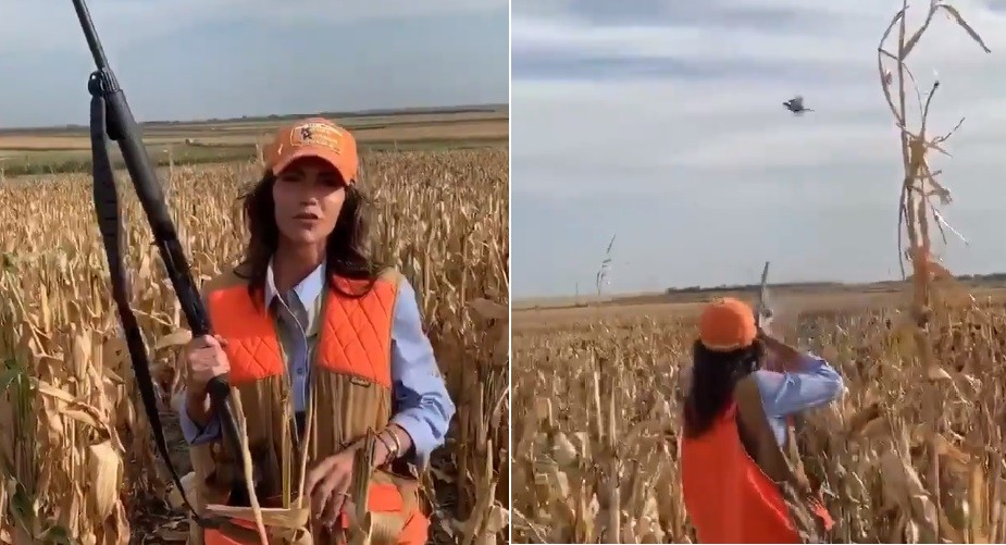 "Menos covid, más caza": gobernadora en EE.UU. se grabó matando a un ave | Redes