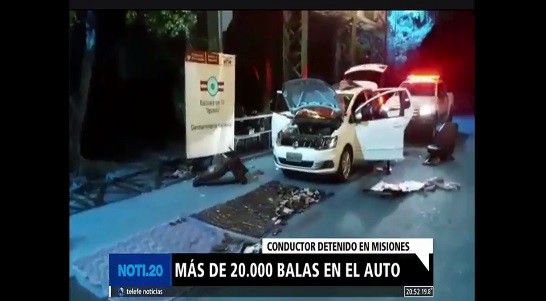 Misiones: Gendarmería decomisó más de 20 mil balas escondidas en un auto | Actualidad