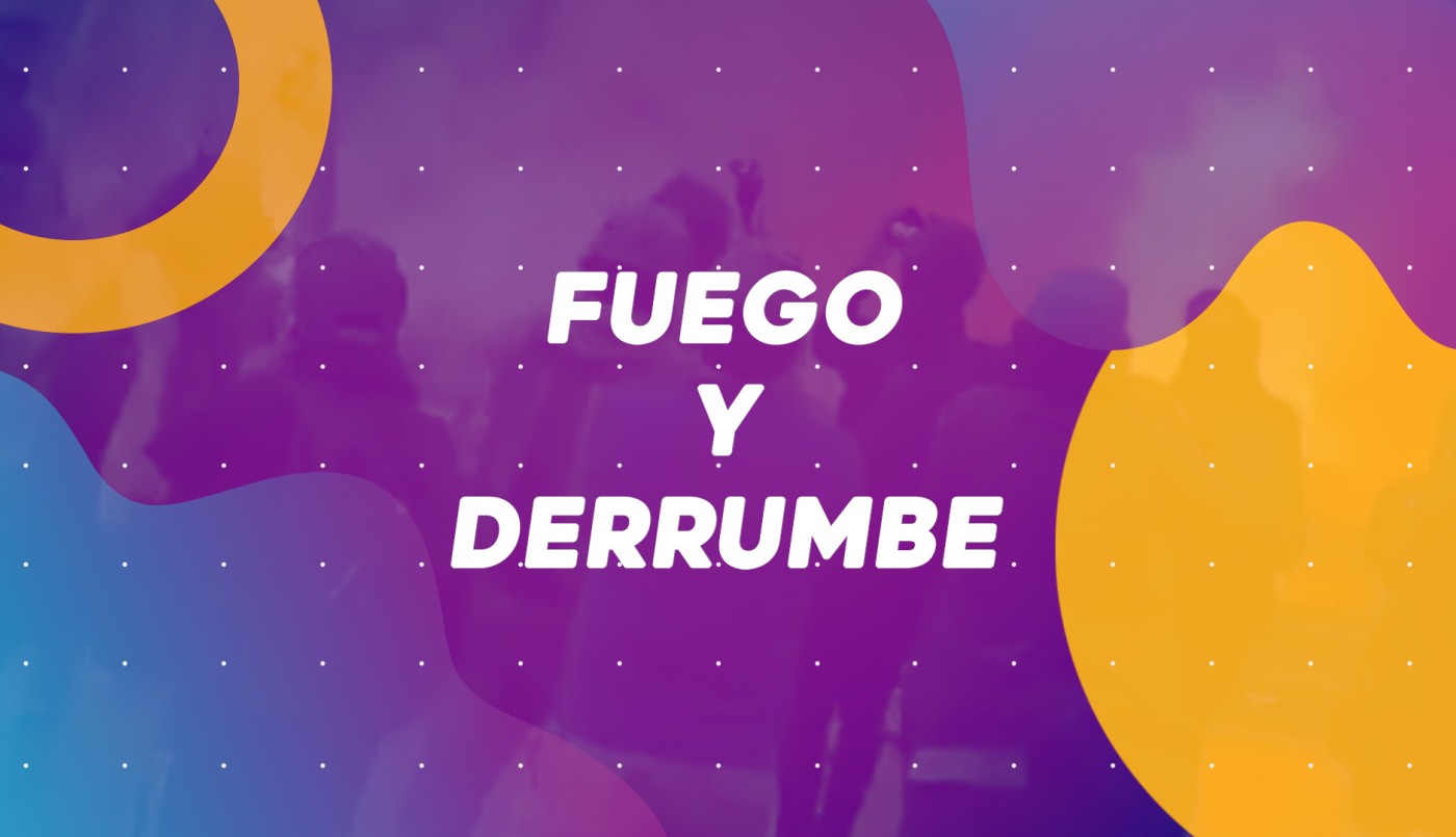 Protestas, incendio y derrumbe en Chile - #BuenFlash | Actualidad