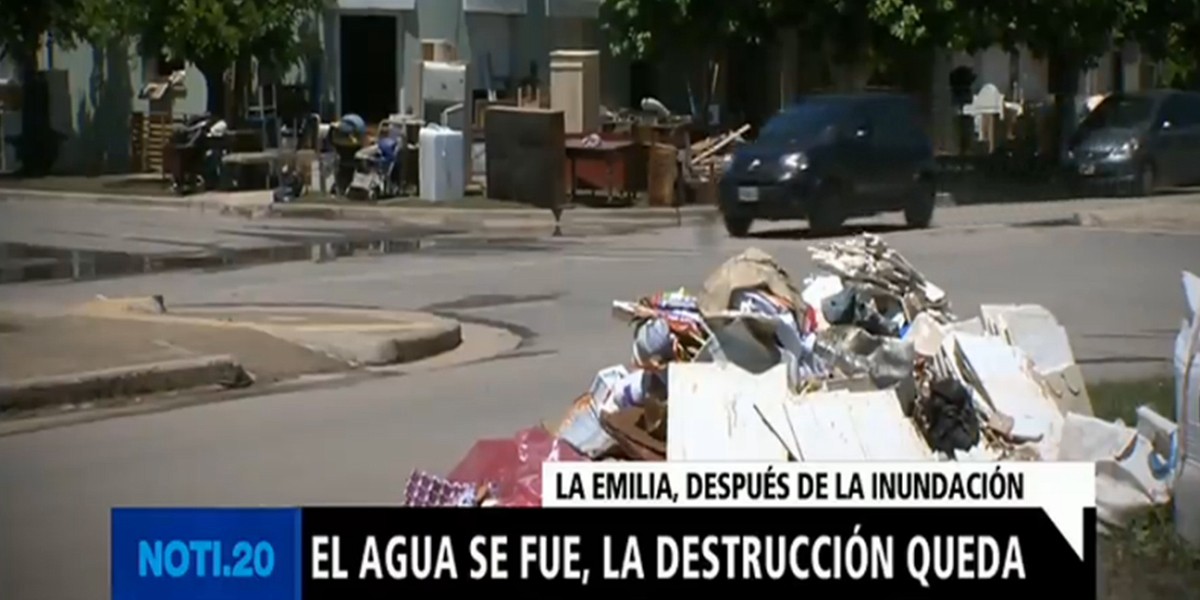 El agua se fue, la destrucción queda | Actualidad