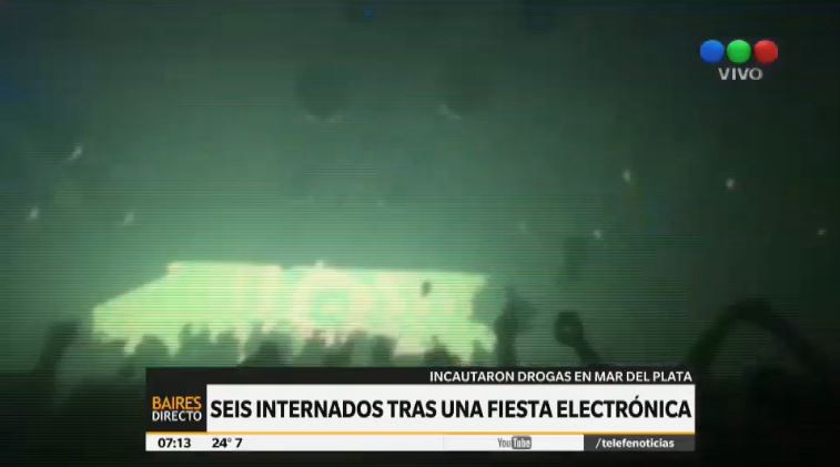 Mar del Plata: seis jóvenes internados por consumo de drogas en una fiesta electrónica | Actualidad