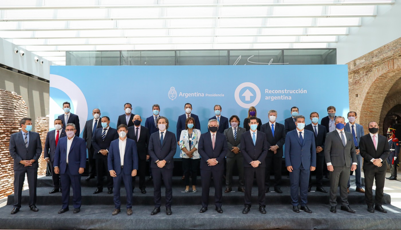 La foto de Alberto Fernández con los gobernadores: Larreta, ausente | Política