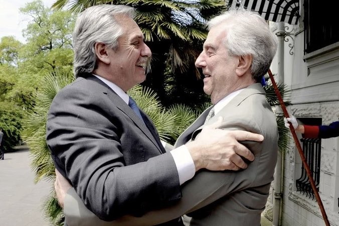 La despedida de Alberto Fernández a Tabaré Vázquez: "Puso una bisagra en Uruguay" | Política
